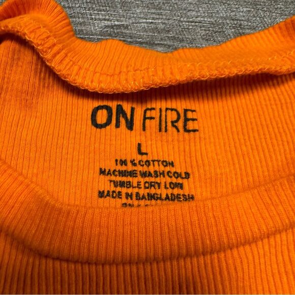 On Fire “Nope, Not Today” Short Sleeve Shirt Size Large - Picture 3 of 6